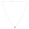 Collier Lou pierre fine et diamant en or 9 carats