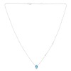 Collier Lou pierre fine et diamant en or 9 carats