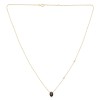Collier Lou pierre fine et diamant en or 9 carats