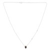 Collier Lou pierre fine et diamant en or 9 carats