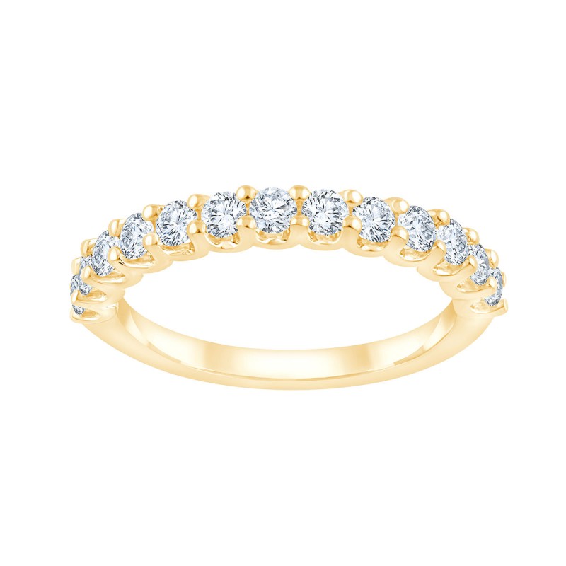 DEMI ALLIANCE EVIDENCE GRIFFES 13 DIAMANTS 0.73 CT