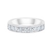 DEMI ALLIANCE EVIDENCE RAIL GRIFFES 9 DIAMANTS 0.62 CT