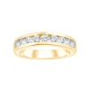 ALLIANCE ÉVIDENCE SERTI RAIL 9 DIAMANTS 0.80 CT