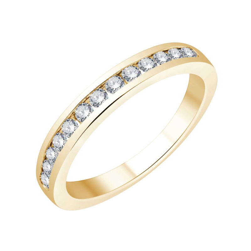 ALLIANCE ÉVIDENCE SERTI RAIL 13 DIAMANTS 0.37 CT