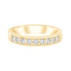 DEMI ALLIANCE EVIDENCE RAIL GRIFFES 9 DIAMANTS 0.38 CT