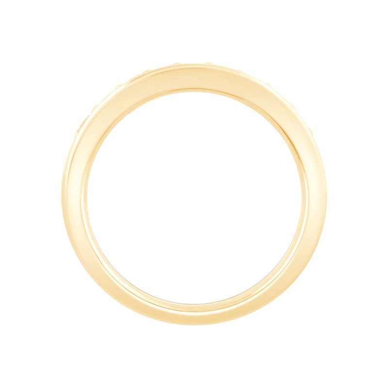 DEMI ALLIANCE EVIDENCE RAIL GRIFFES 9 DIAMANTS 0.38 CT