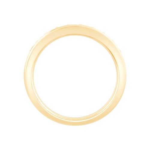 DEMI ALLIANCE EVIDENCE RAIL GRIFFES 9 DIAMANTS 0.38 CT