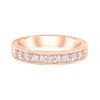 DEMI ALLIANCE EVIDENCE RAIL GRIFFES 9 DIAMANTS 0.38 CT