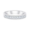 DEMI ALLIANCE EVIDENCE RAIL GRIFFES 9 DIAMANTS 0.38 CT