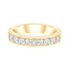 DEMI ALLIANCE EVIDENCE SERTI RAIL GRIFFES 9 DIAMANTS 0.71 CT