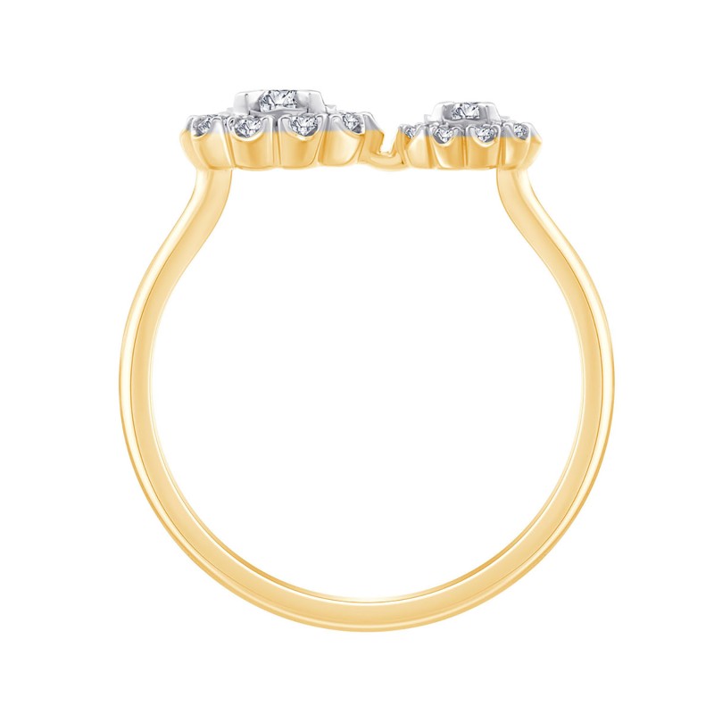 BAGUE MARGUERITE DUO RONDE