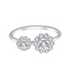 BAGUE MARGUERITE DUO RONDE