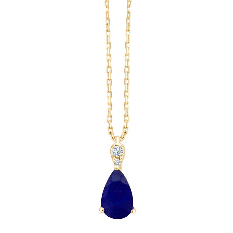 COLLIER EMMY SAPHIR ET DIAMANT