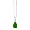 EMMY EMERALD AND DIAMOND NECKLACE