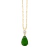 EMMY EMERALD AND DIAMOND NECKLACE