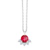 COLLIER ANNABELLE RUBIS ET DIAMANT