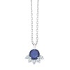 ANNABELLE SAPPHIRE AND DIAMOND NECKLACE