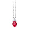 MAGGIE RUBY AND DIAMOND NECKLACE