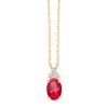COLLIER MAGGIE RUBIS ET DIAMANT