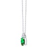 COLLIER MAGGIE ÉMERAUDE ET DIAMANT