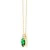 COLLIER MAGGIE ÉMERAUDE ET DIAMANT