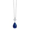 COLLIER GEORGIE SAPHIR ET DIAMANT