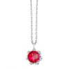 COLLIER JORDANA RUBIS ET DIAMANT