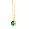 JORDANA EMERALD AND DIAMOND NECKLACE
