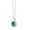 COLLIER JORDANA ÉMERAUDE ET DIAMANT