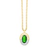 LEILA EMERALD AND DIAMOND NECKLACE