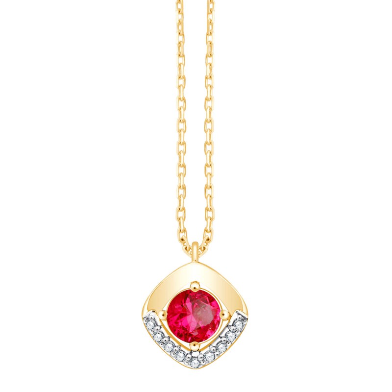 COLLIER LALLA RUBIS ET DIAMANT