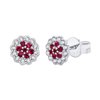 Flore Ruby Earrings