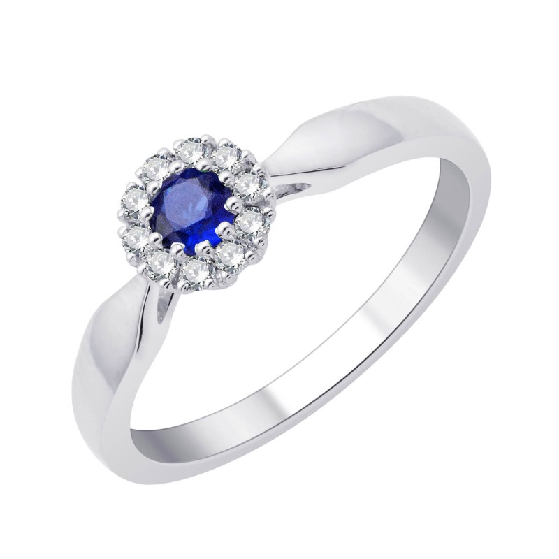 BAGUE LOUISE M SAPHIR
