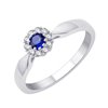 BAGUE LOUISE M SAPHIR