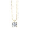 4-Prong Necklace - 1 ct
