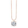 Collier 4 griffes - 1 ct