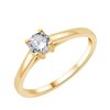 Bague solitaire 4 griffes – 0
