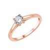 4-claw solitaire ring – 0