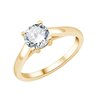 4-claw solitaire ring – 1 ct