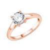 4-claw solitaire ring – 1 ct