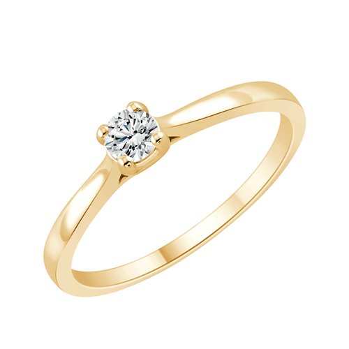 Bague de fiançailles 0.15 ct