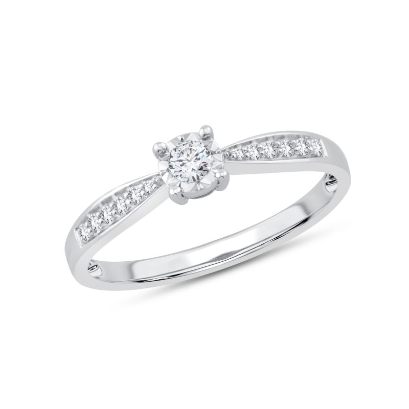 SHOULDERED SOLITAIRE W4/R48