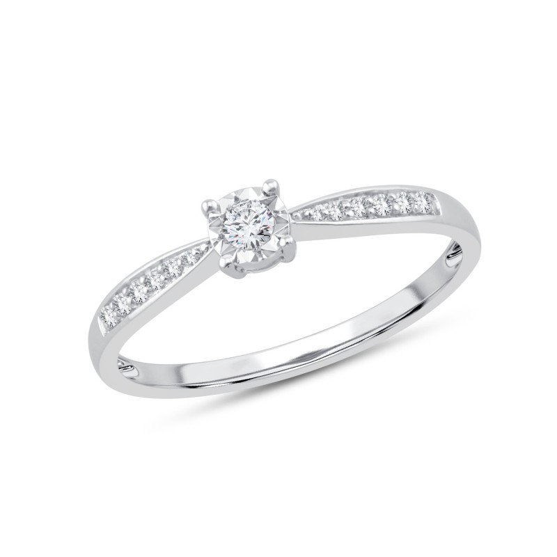 SHOULDERED SOLITAIRE W4/R49