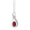 COLLIER RUBIS ET DIAMANT W7/C16