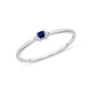 BAGUE SAPHIR ET DIAMANTS W6/R15