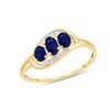 BAGUE SAPHIR ET DIAMANTS W7/R2