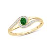 BAGUE EMERAUDE ET DIAMANTS W7/R23