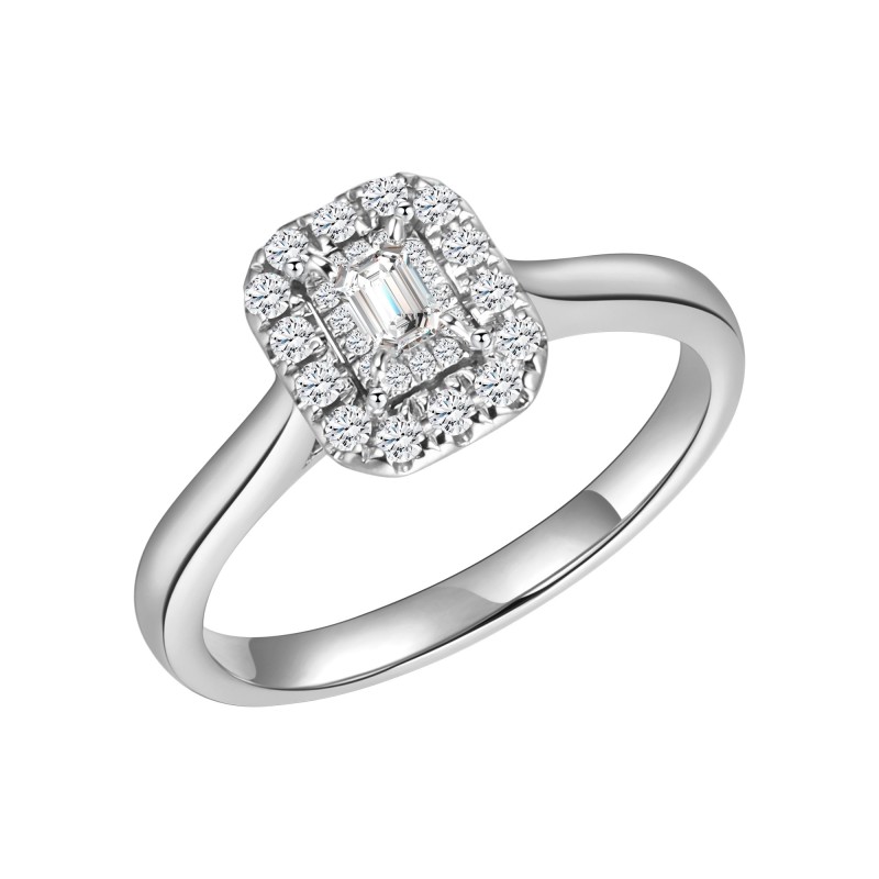 CAPRICE EMERALD-CUT RING