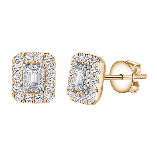 BOUCLES D'OREILLES CAPRICE TAILLE EMERAUDE