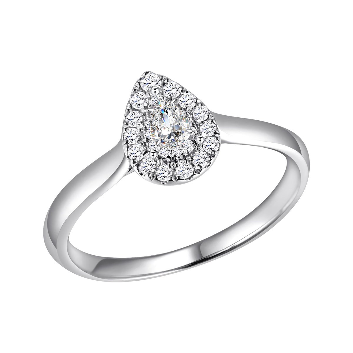 CAPRICE PEAR-CUT DIAMOND RING S